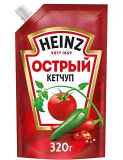 Кетчуп Heinz Острый, 320 г